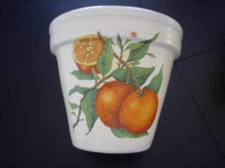 Blumentop "Orange" 